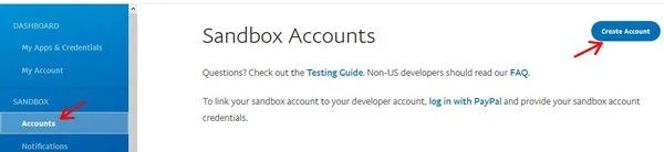 Sandbox Paypal