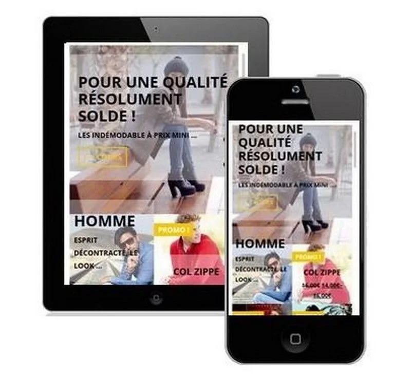 Un site responsive