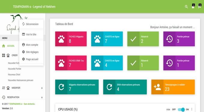 Zone Admin Dashboard