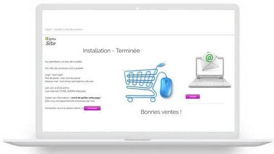Installation terminée