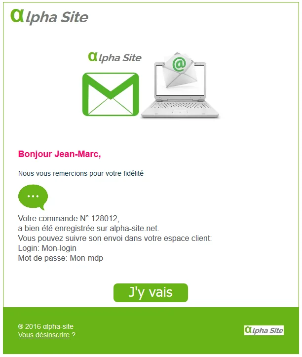 Exemple mail